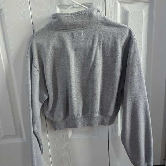 Cropped quarter zip sweater - Picture 4 of 4